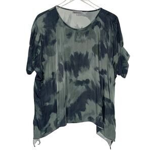 Tutu and Lilli XS/S The Bizzy Round Neck Short Sleeve Top Print Silky Lagenlook